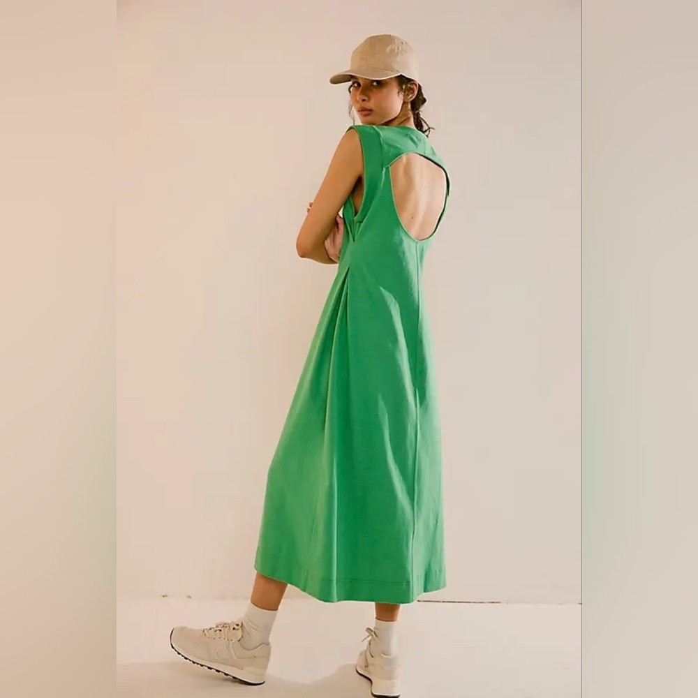 Free People Beach Simone Midi Dress Putt Putt - Picture 2 of 4
